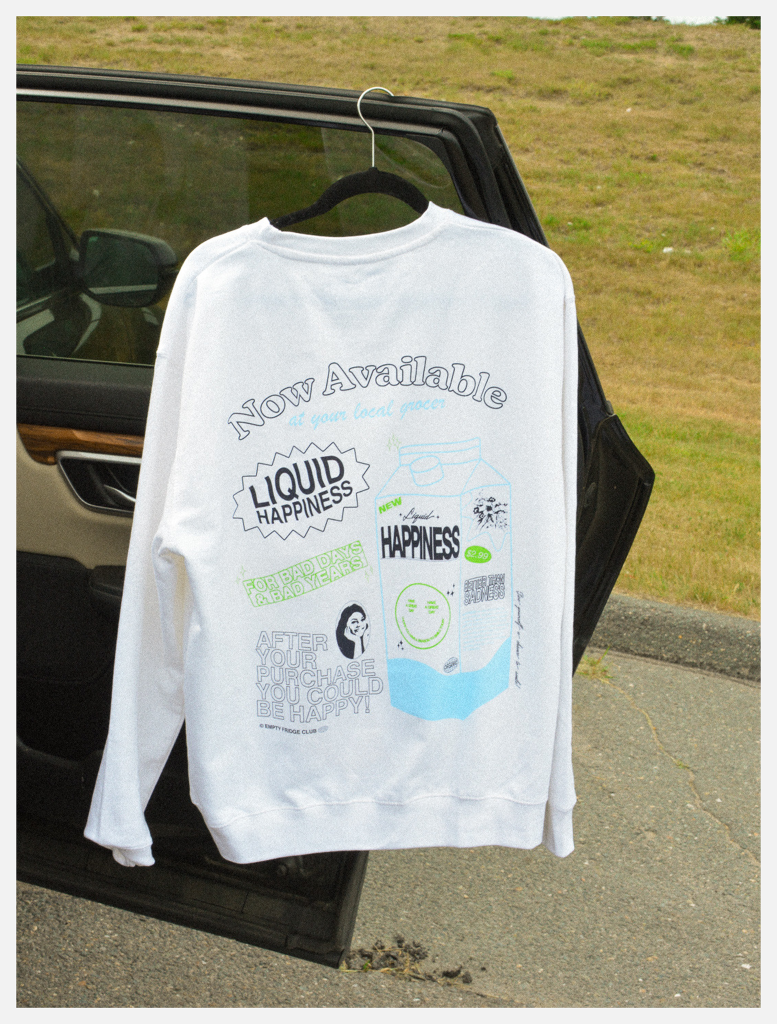 Liquid Happiness Crewneck Sweatshirt